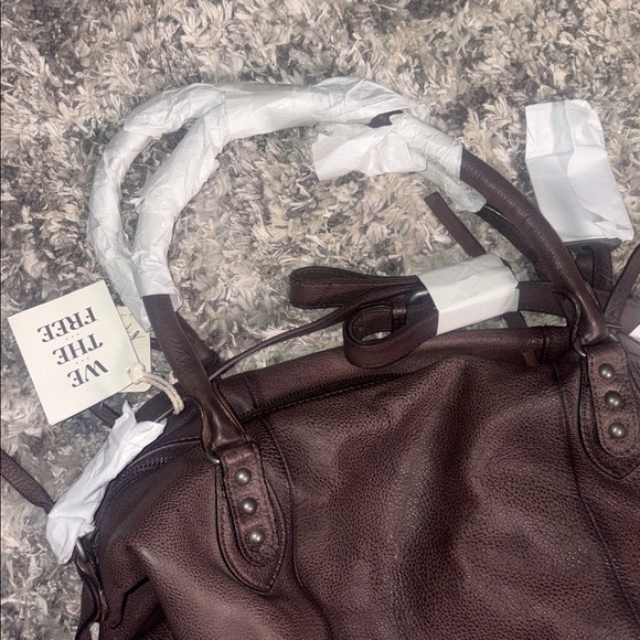 Free People We The Free Emerson Tote Bag Bitter Bark NWT $248 - Picture 4 of 14